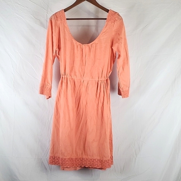 Gramicci Floret Embroidered Dress In Lobster‎ Bisque - Picture 7 of 8